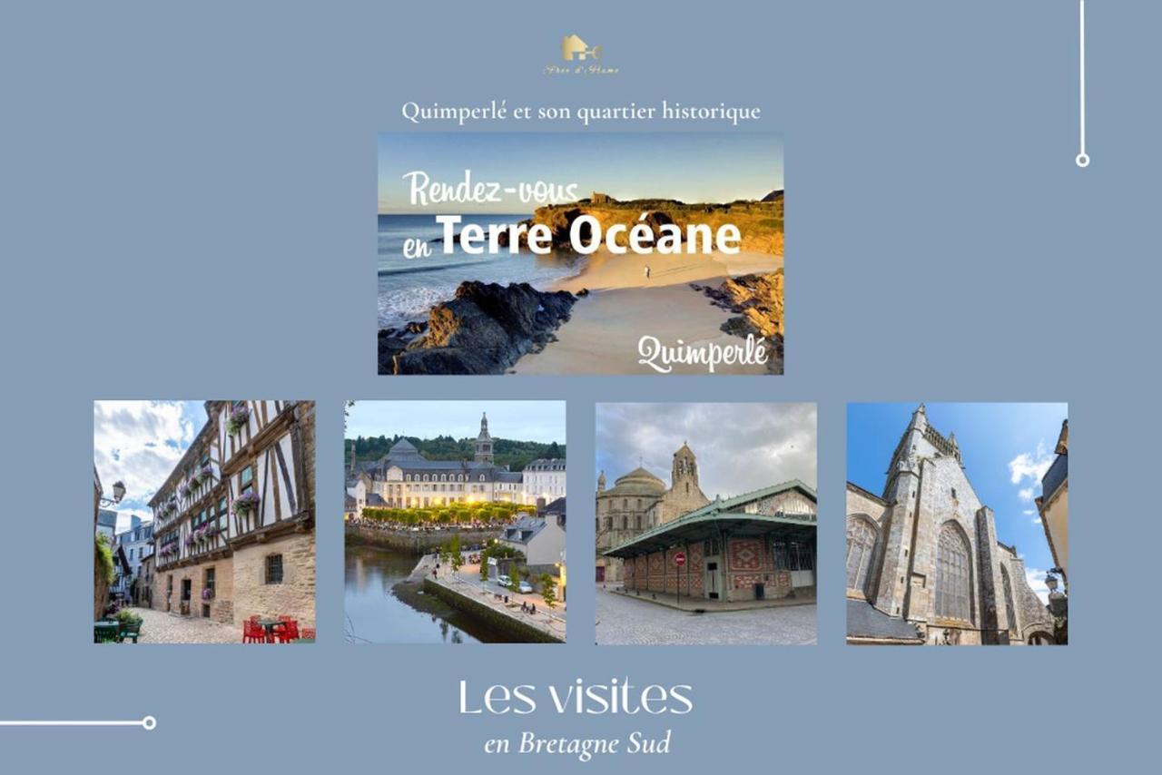 Le Tiguidou, Cosy, Lumineux, 2-6 Pers, Plage 300M Moelan-sur-Mer Exterior foto